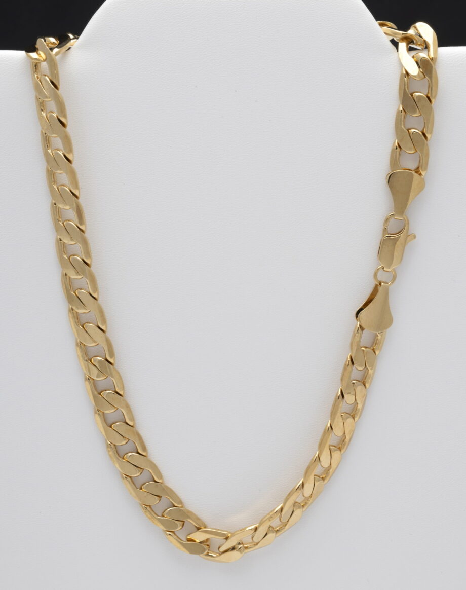 037B | Large Flat Curb Link Chain