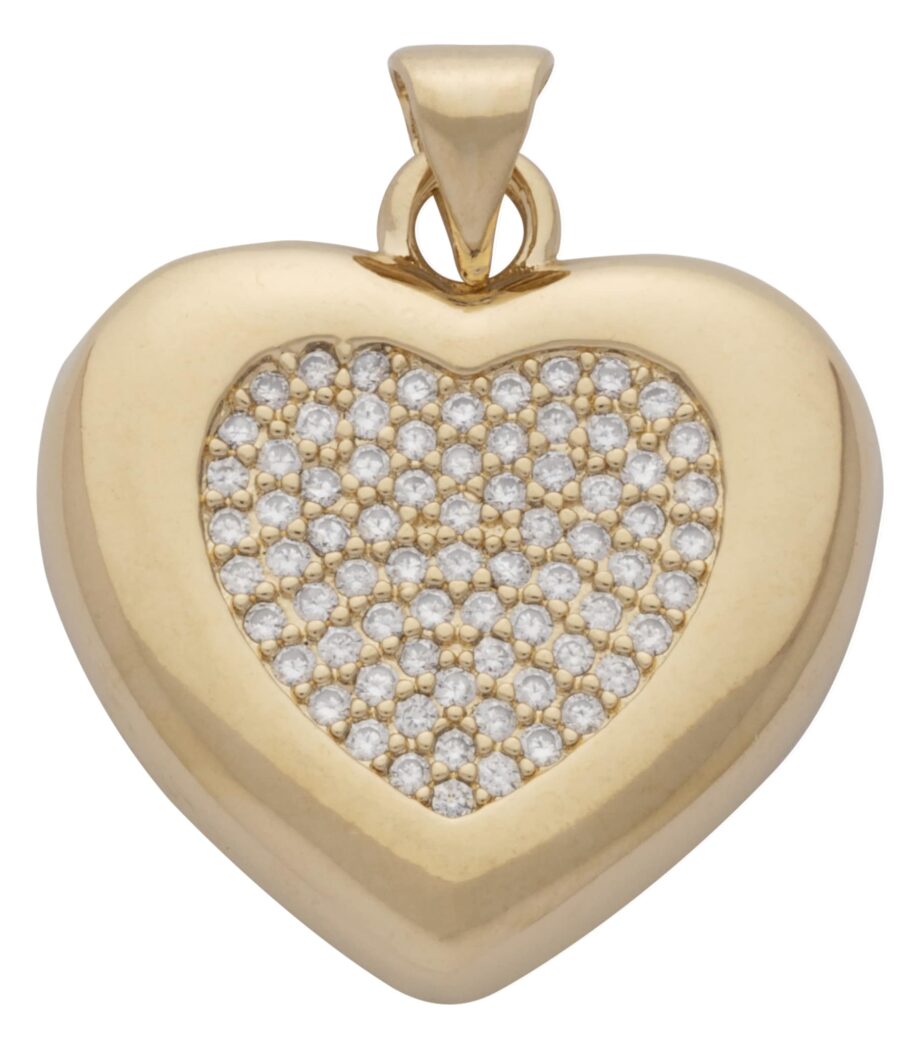 CZP-407 | CZ Heart Charm