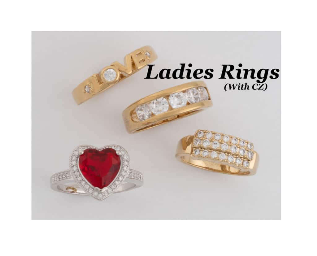 Ladies Rings (With CZ)