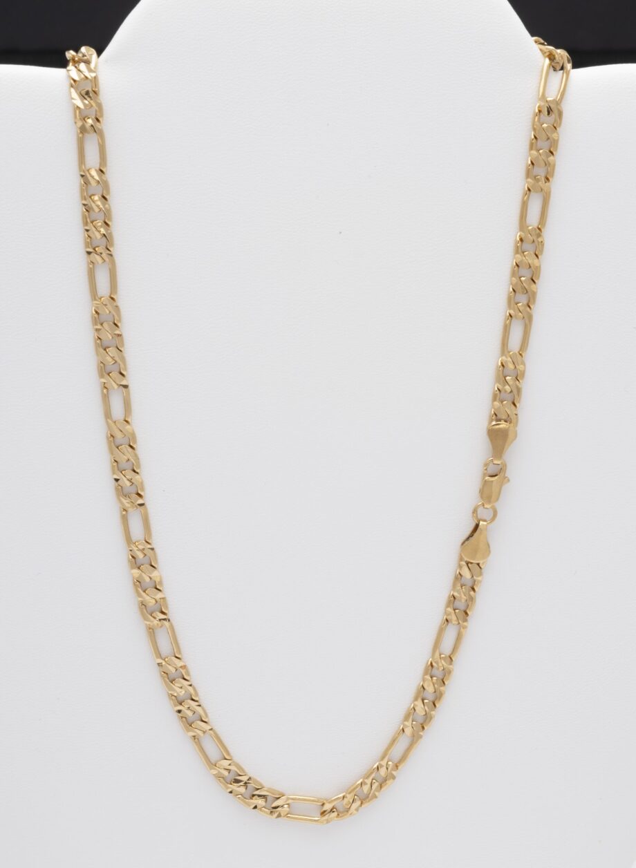 010G | Small Diamond Cut Figaro