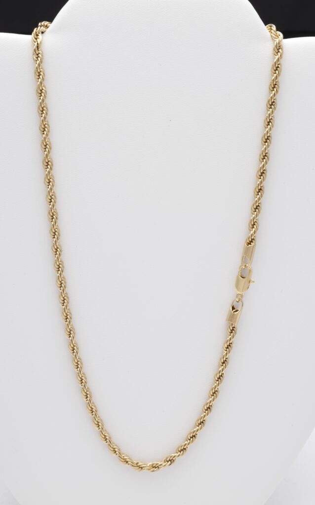 French Rope Style Chain 006 | 5mm French Rope · Goldfathers Jewelry