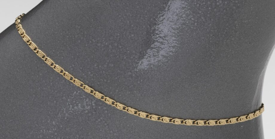 046B | Small Scroll Anklet