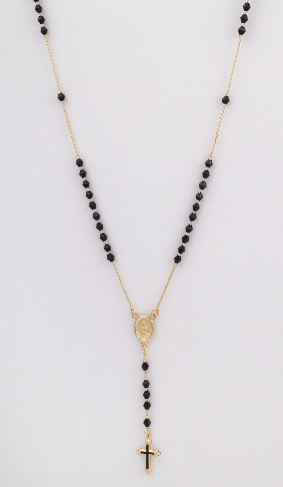 ROSE-25 | Rosary Small Black Beads