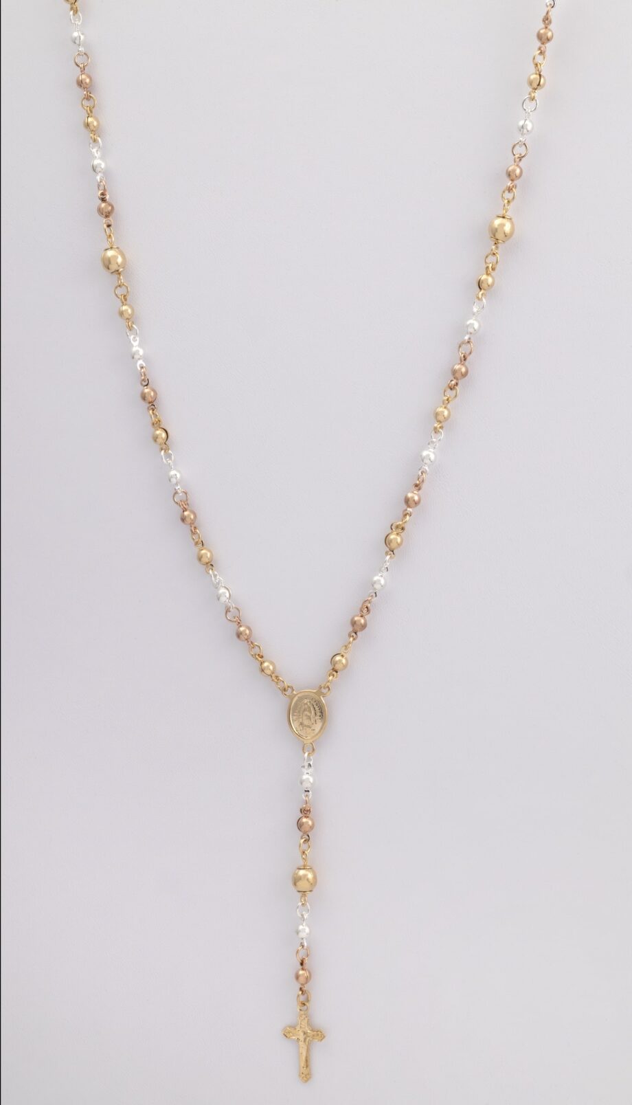 ROSE-32 | Rosary Small Tri-colored Beads - DISCONTINUED