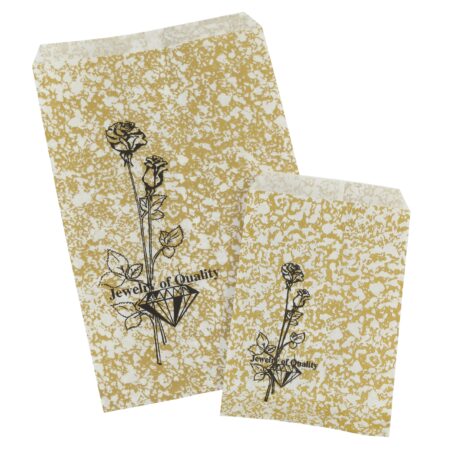 XD-152 | Gold Tone Small Paper Gift Bag (Set of 100)