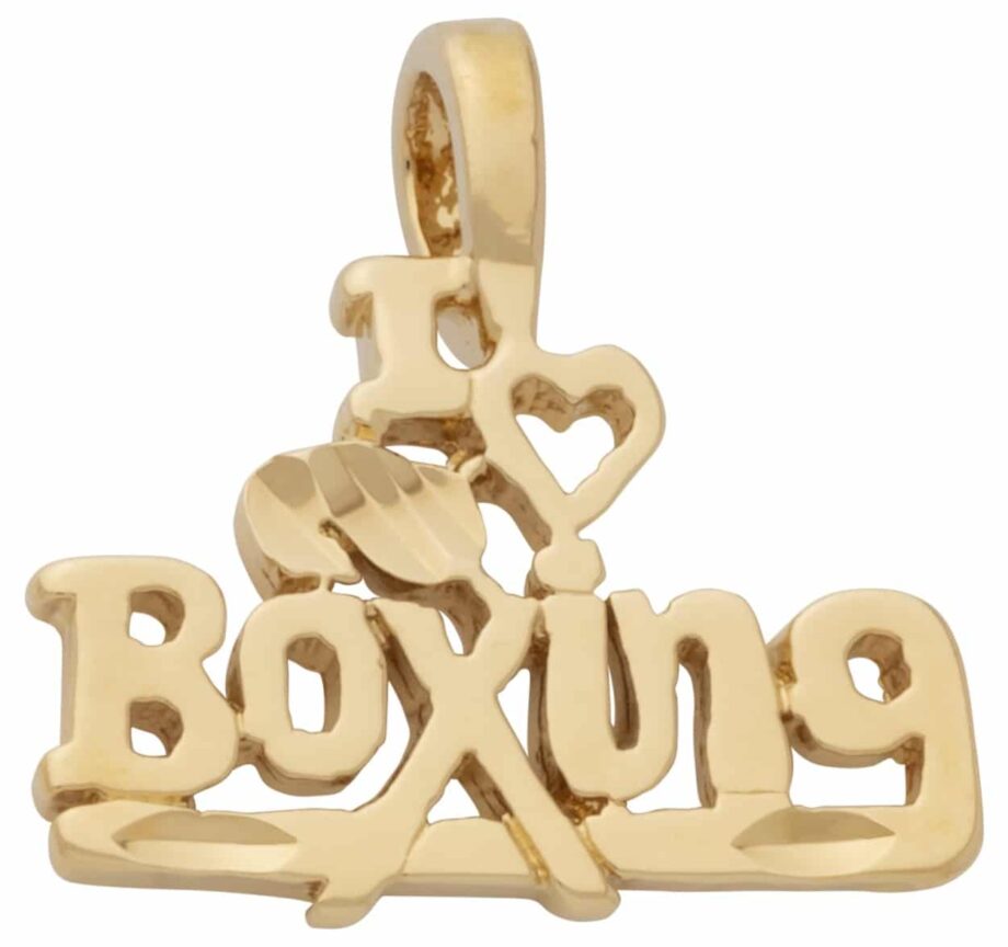 W-145 | I Love Boxing Charm