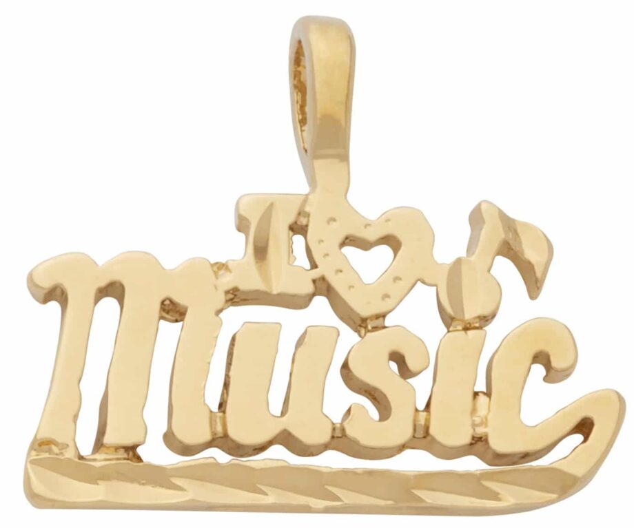 W-238 | I Love Music Charm