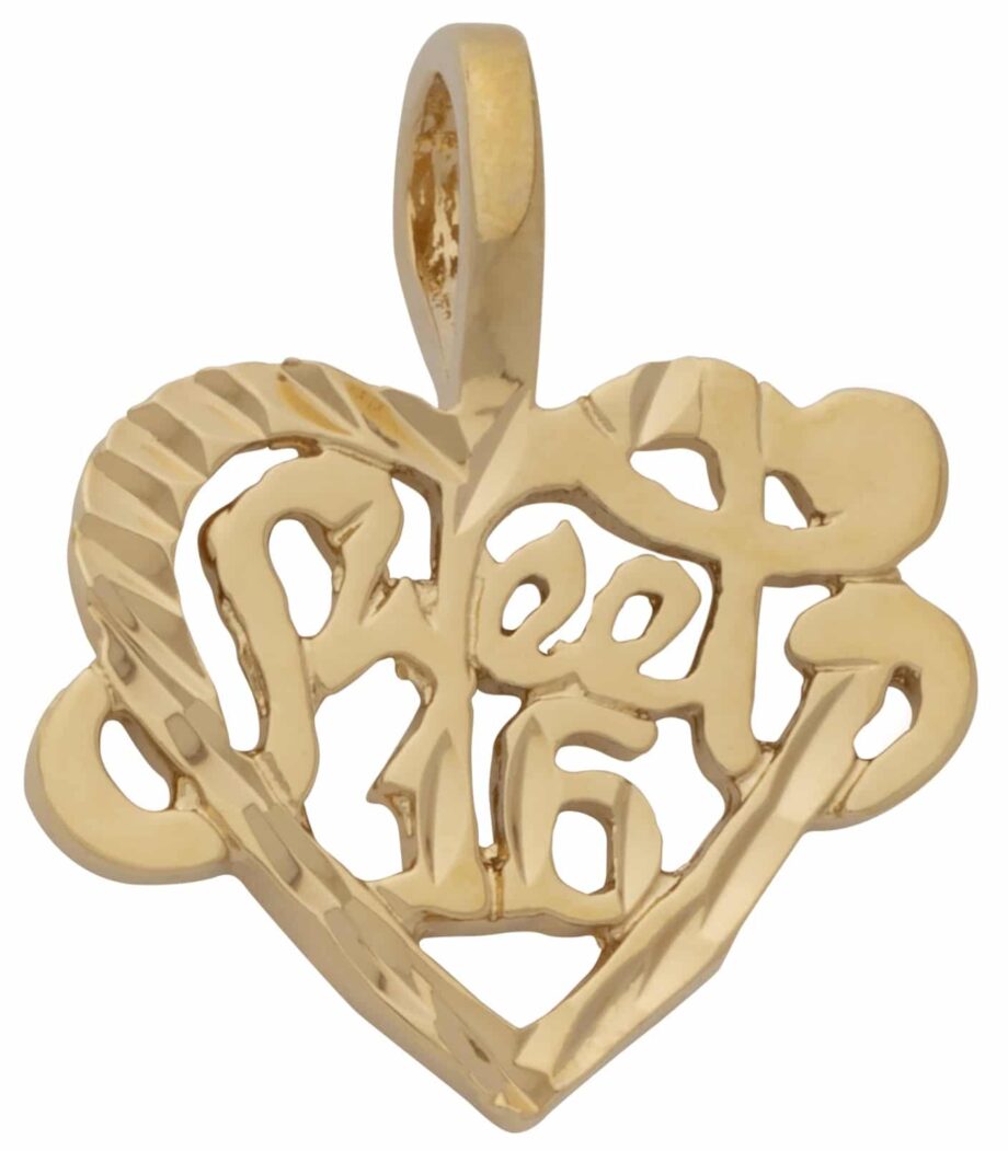 W-285 | Sweet 16 Heart Charm