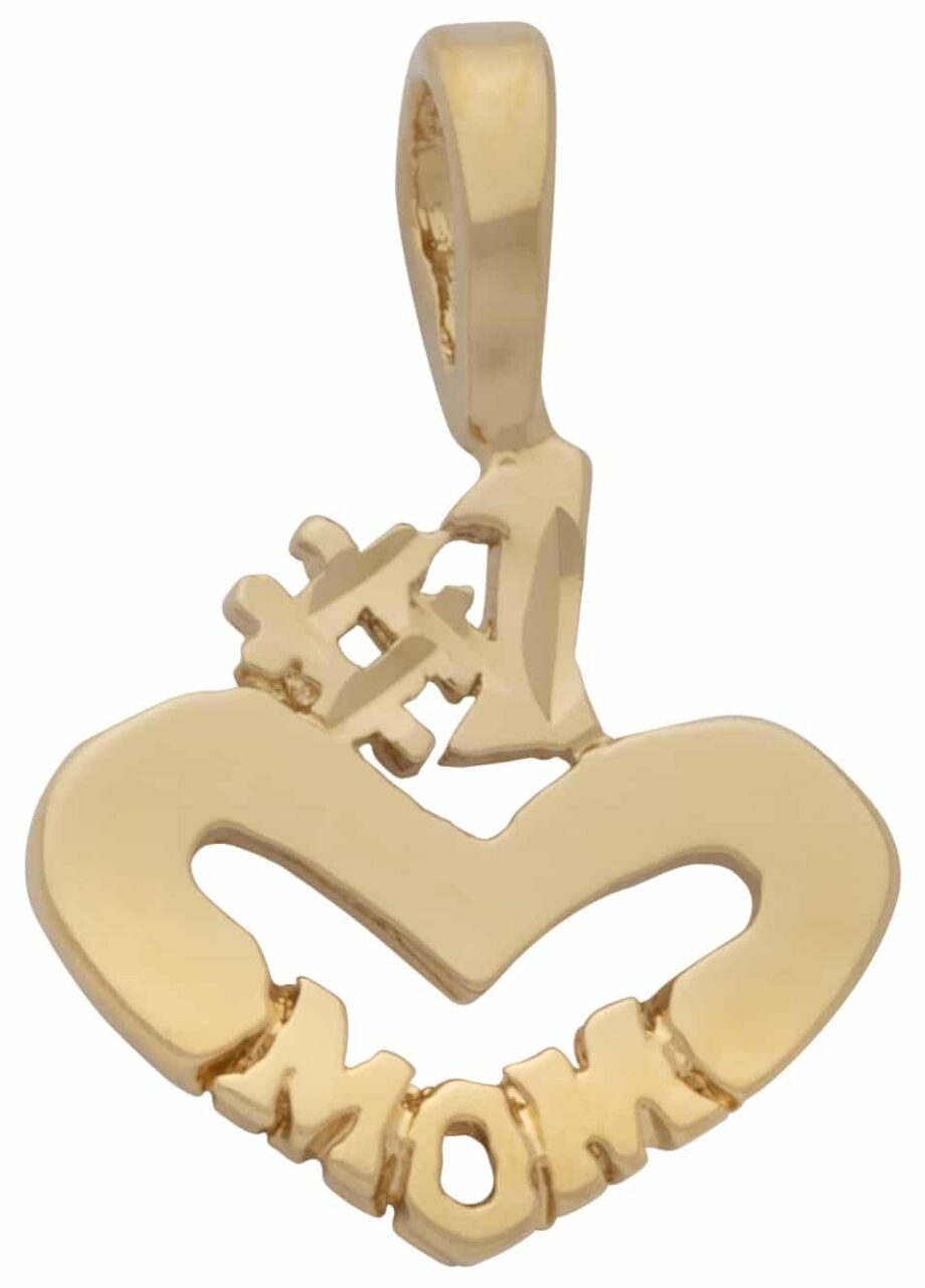 W-074 | #1 Mom with Heart Charm