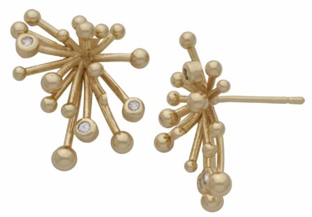 CZE-150 | CZ Starburst Earrings