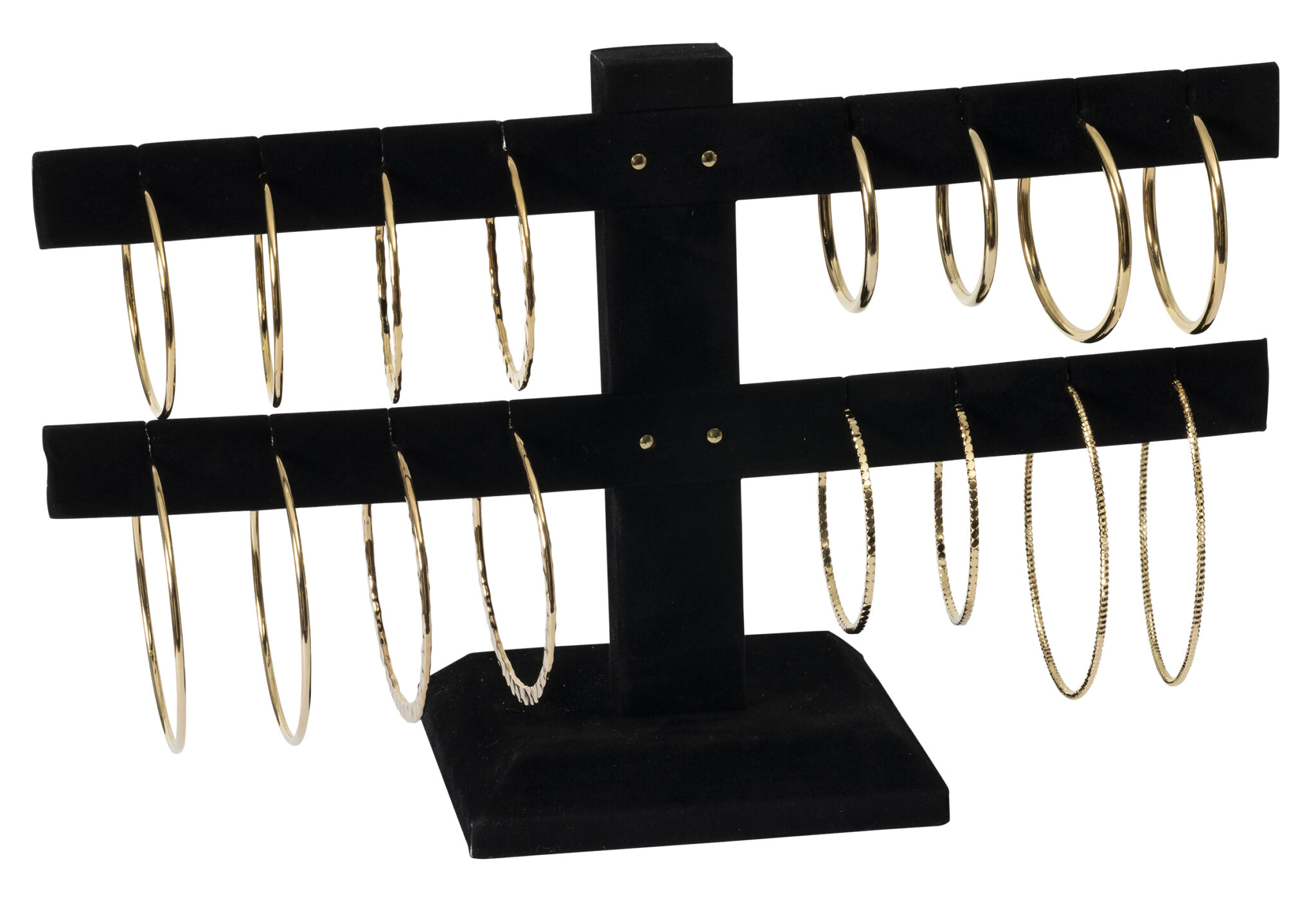 Starter Kit 13 Hoop Earrings With Display · Goldfathers Jewelry