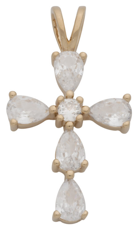 CZP-767 | CZ Cross Pendant