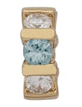CZ-63 | CZ Birthstone & Clear Spacer - March/Aquamarine