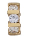 CZ-64 | CZ Birthstone & Clear Spacer ~ April/White Topaz