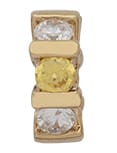 CZ-71 | CZ Birthstone & Clear Spacer ~ November/Citrine