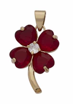 CZP-585 | CZ Flower Birthstone Pendant