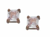 CZE17A | CZ Small Square Stud Earrings