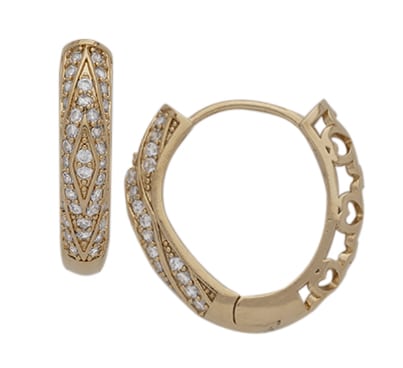 CZE-278 | CZ Earrings Hoops