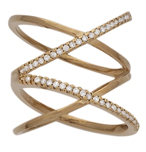 LR-230 | Ladies CZ Infinity Ring