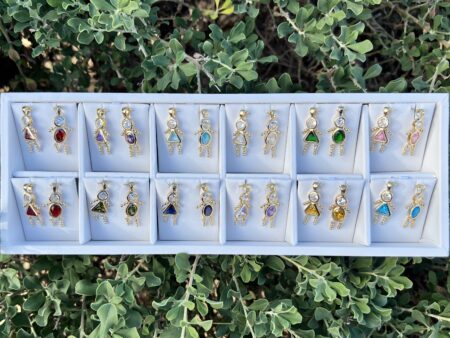24 Birthstone Babies - Charms Only (No Chains) With Display | Collection