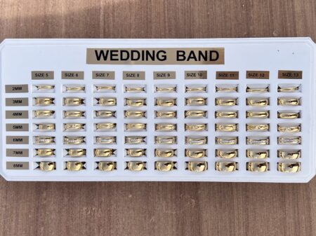 63 Piece Wedding Bands - 7 Styles - sizes 5-13 | Collection