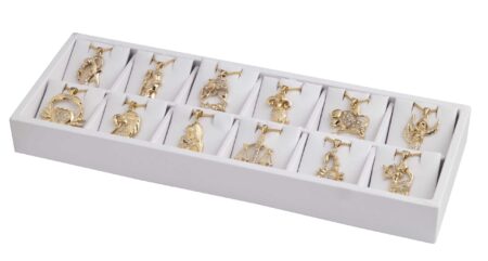 What's Your Sign - 12 CZ Charms & Chains - With Display | Collection